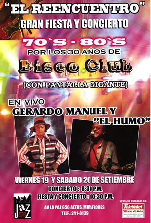 Los 30 años de Disco Club