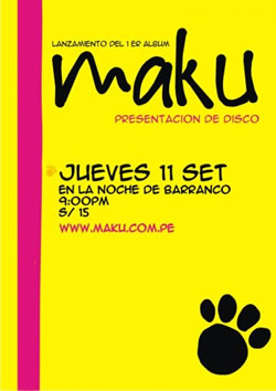 Presentación oficial de Maku