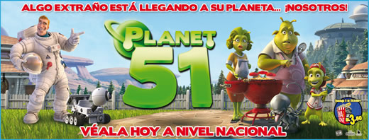 Sorteamos pases dobles para Planet 51