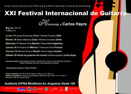 XXI Festival Internacional de Guitarra