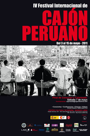 Afiche IV Festival Cajon