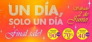 Venta final de vestidos en Boutique Noite