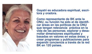 Conferencista Gayatri Naraine en Lima